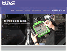 Tablet Screenshot of maclubricantes.com.ar